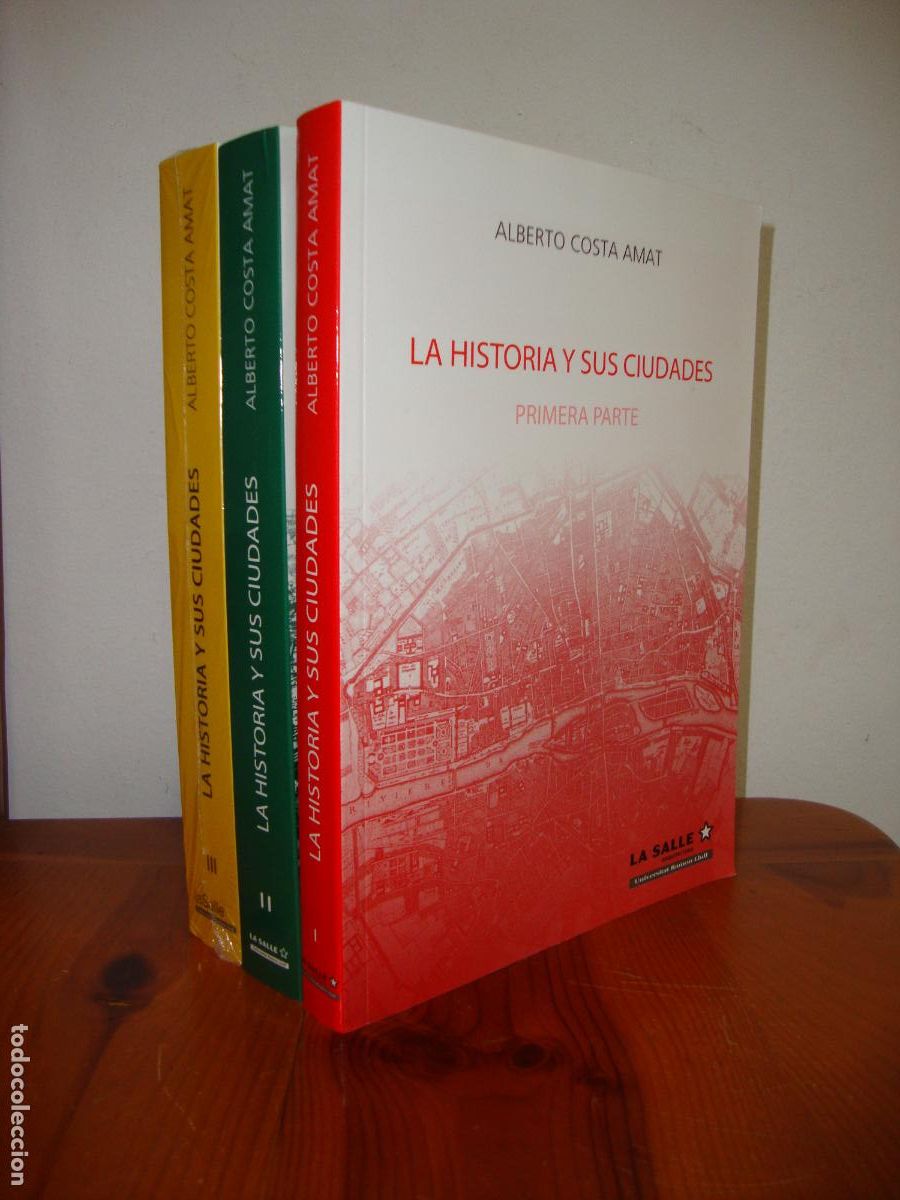 Livres d'occasion: LA HISTORIA Y SUS CIUDADES. TRES VOLUMENES (UNIVERSITAT RAMON LLULL) - ALBERTO COSTA AMAT