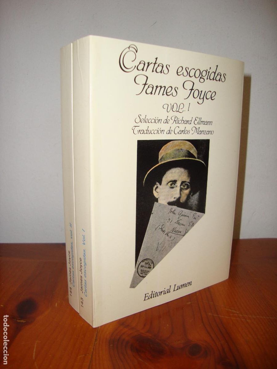 Libros de segunda mano: CARTAS ESCOGIDAS. DOS TOMOS (EDITORIAL LUMEN) - JAMES JOYCE, RICHARD ELLMANN (ED.)