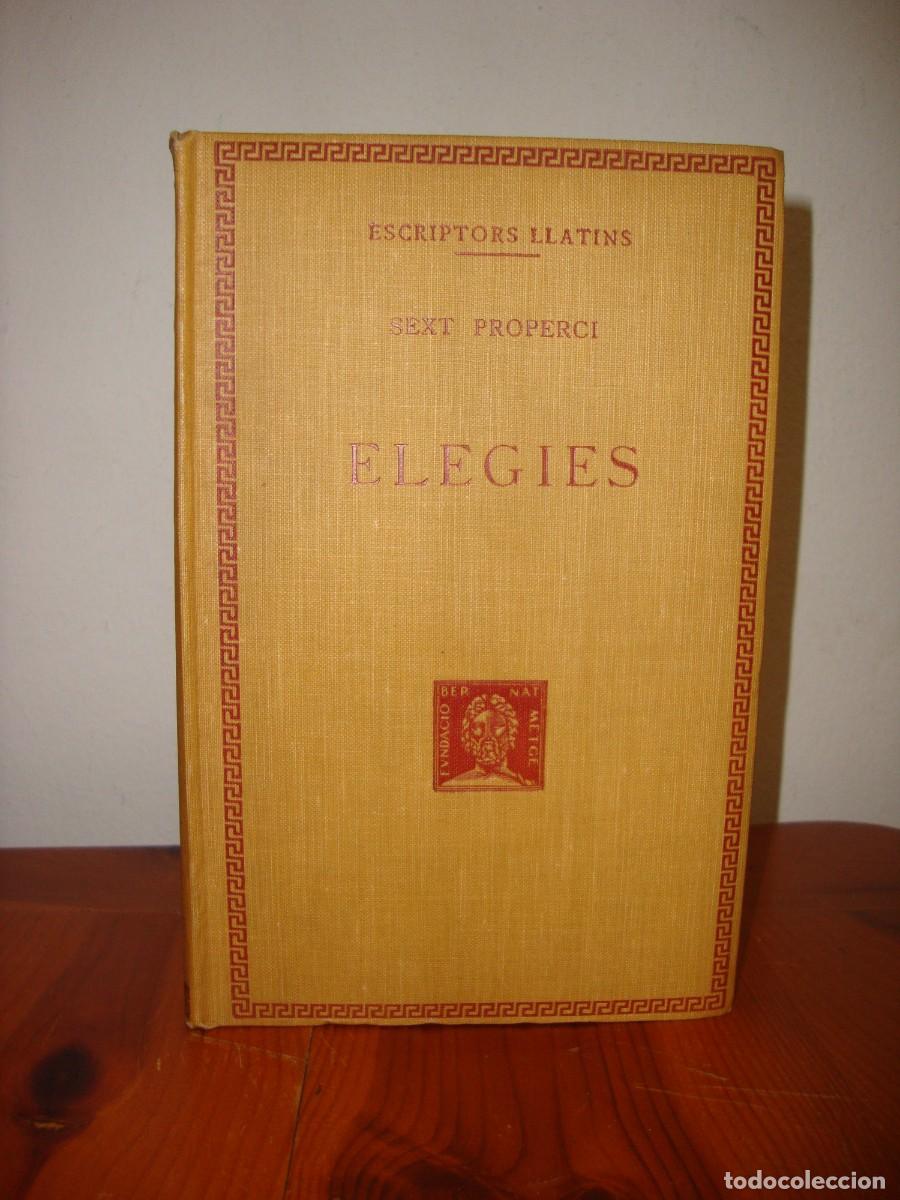 Libri di seconda mano: ELEGIES (FUNDACIO BERNAT METGE, ESCRIPTORS LLATINS) - SEXT PROPERCI