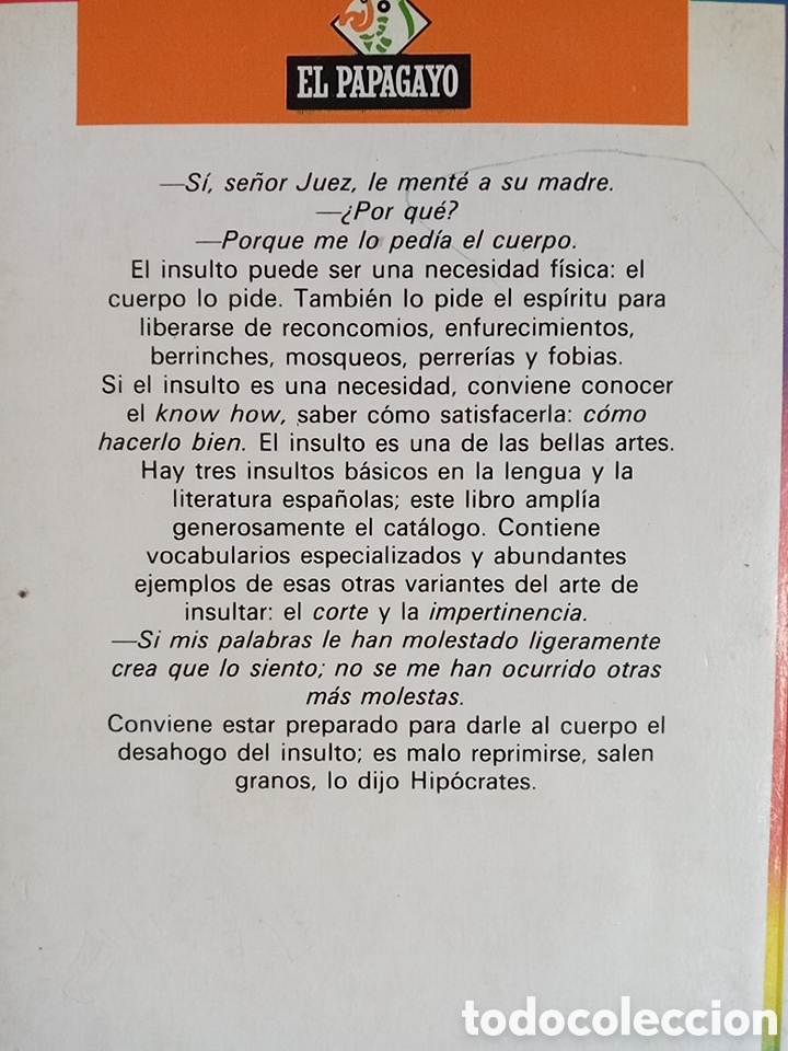 Libros de segunda mano: INSULTOS CORTES E IMPERTINENCIAS - Foto 2