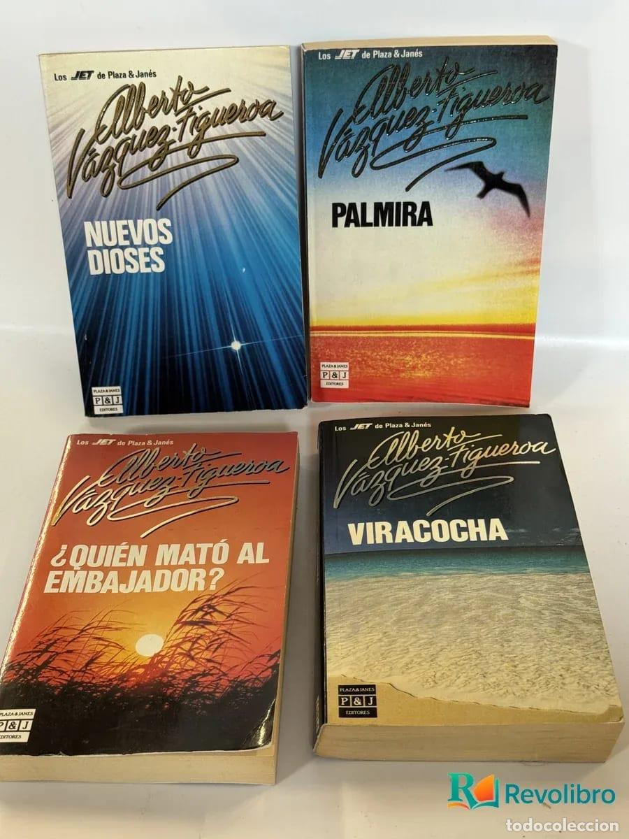Libros de segunda mano: Lote 4 libros - A. V&aacute;zquez-Figueroa
