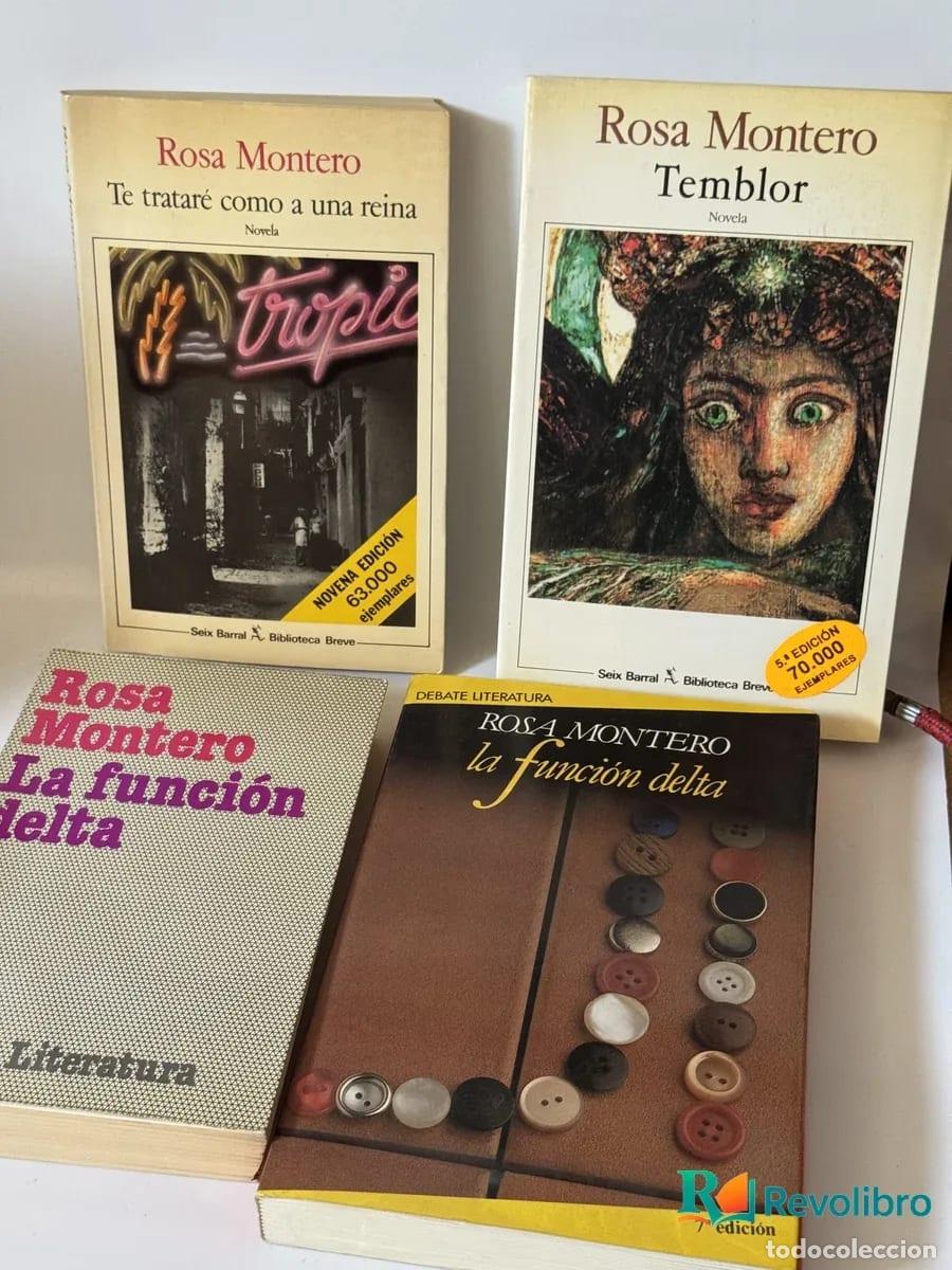 Libros de segunda mano: Lote 4 libros Rosa Montero