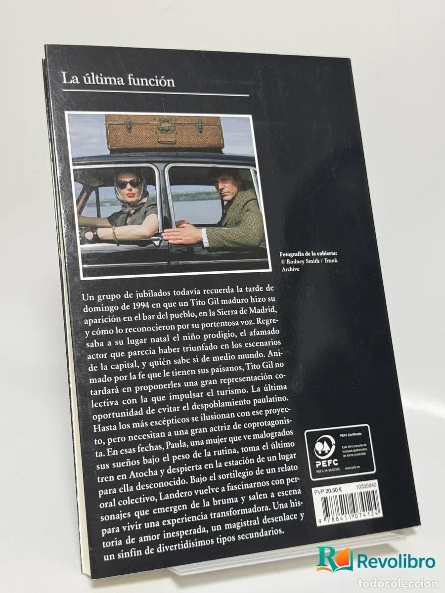 Libros de segunda mano: La &Uacute;ltima Funci&oacute;n - Luis Landero - Foto 2