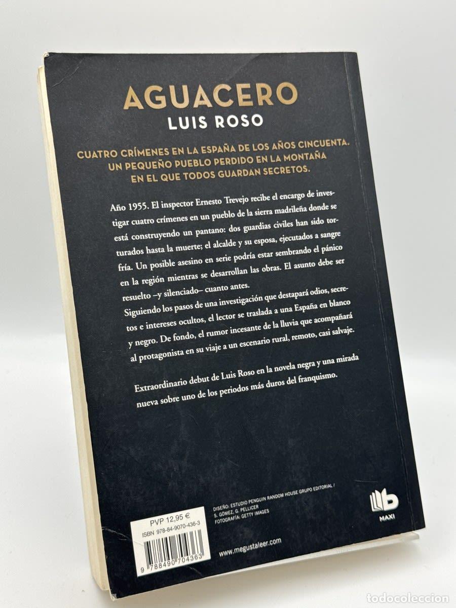 Libros de segunda mano: Aguacero - Luis Roso - Foto 2