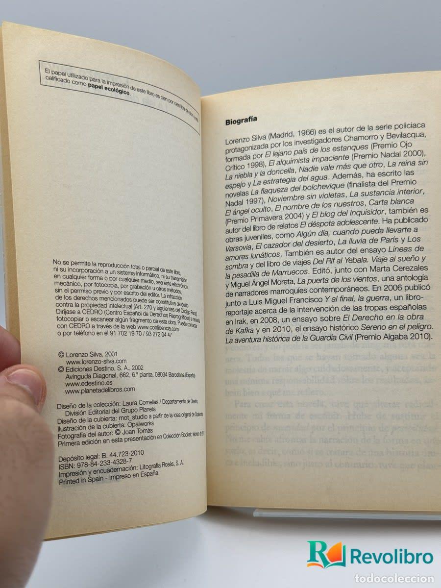 Libros de segunda mano: La isla del fin de la suerte - Lorenzo Silva - Foto 3