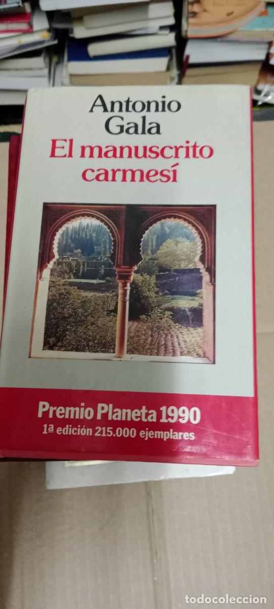 Libros de segunda mano: ANTONIO GALA EL MANUSCRITO CARMESI LIBRO CU-05