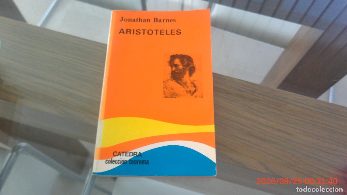 Libros de segunda mano: Arist&oacute;teles -Jonathan Barnes CATEDRA TEOREMA
