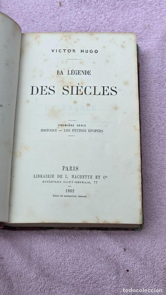 Libros de segunda mano: libro antiguo de victor hugo 1862 - Foto 3