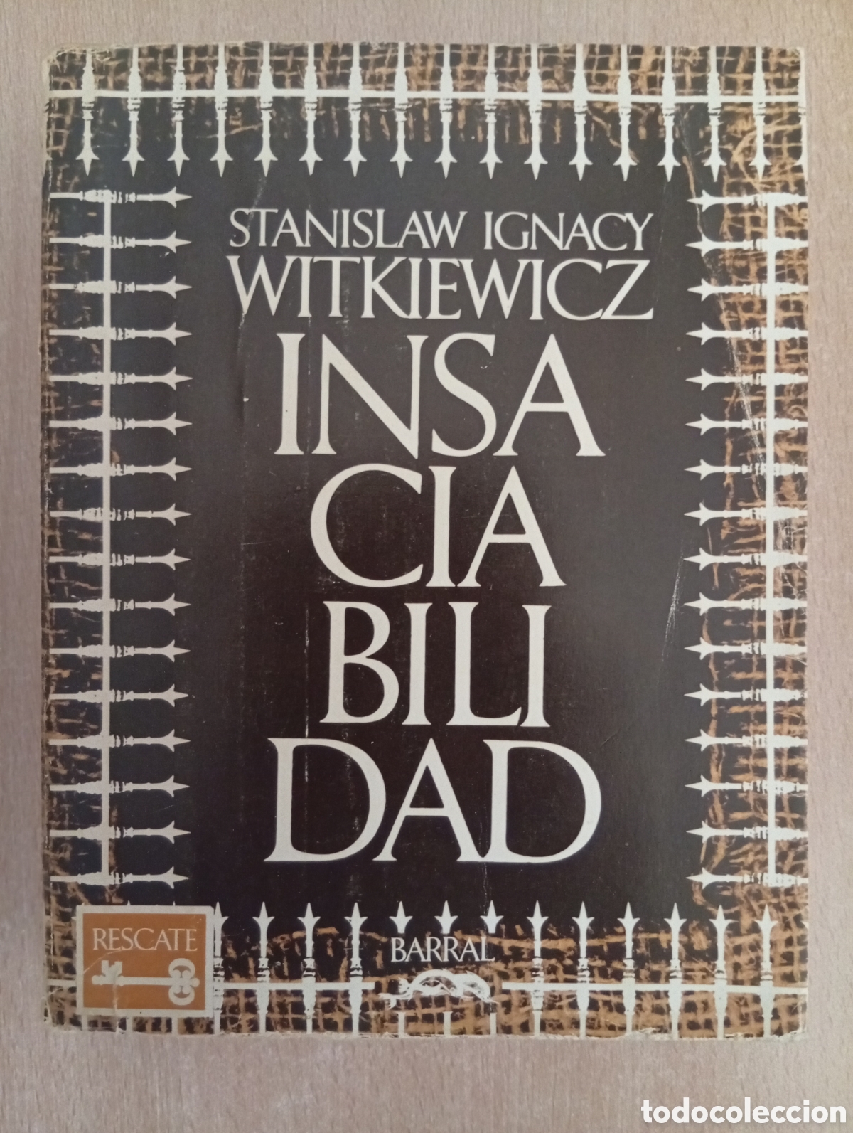 Libros de segunda mano: INSACIABILIDAD. Stanisław Ignacy Witkiewicz