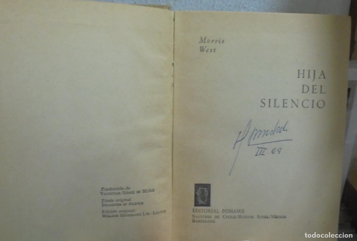 Libros de segunda mano: Hija del silencio. Morris West - Foto 2