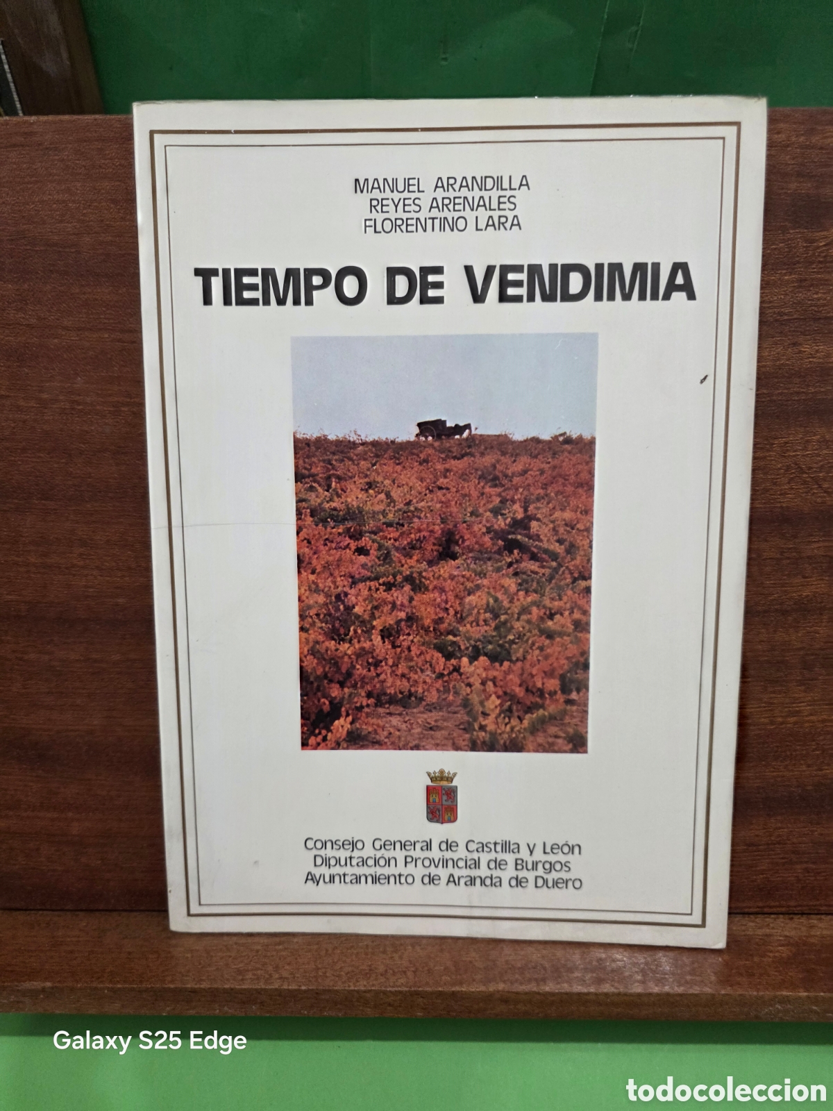 Libros de segunda mano: &rdquo;&rdquo;TIEMPO DE VENDIMIA&rdquo;&rdquo;...MANUEL ARANDILLA Y OTROS...1982...