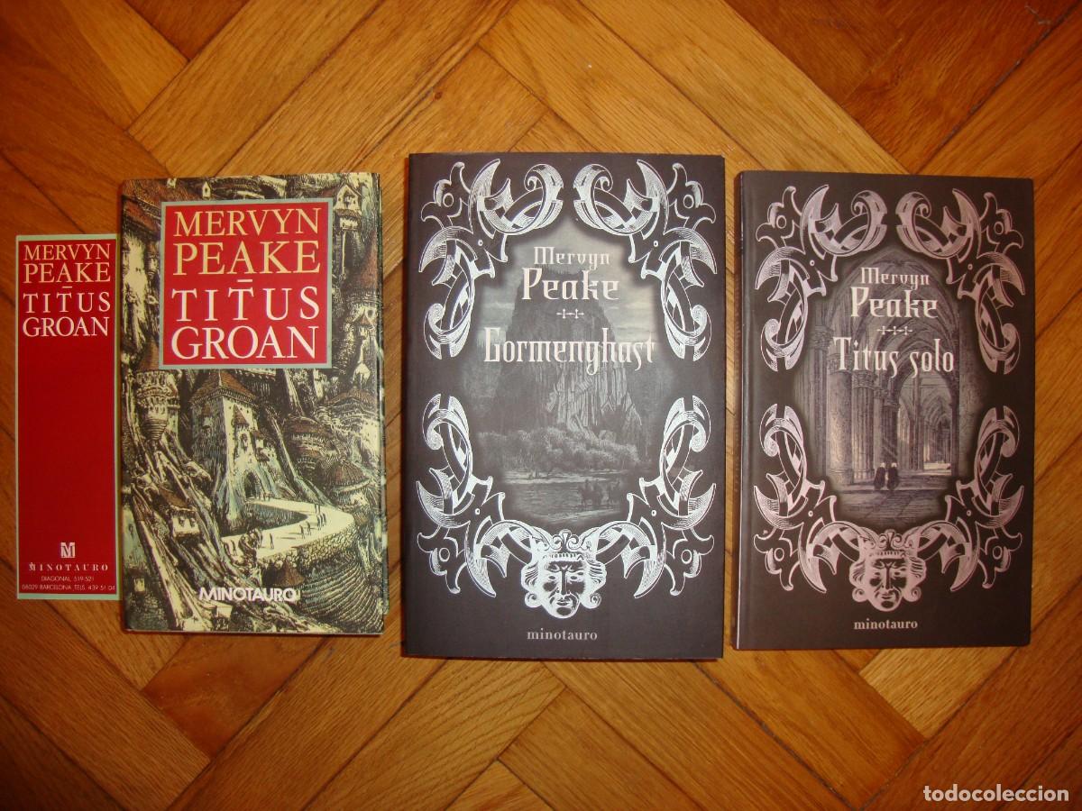 Libros de segunda mano: TRILOGIA GORMENGHAST: 1. TITUS GROAN. 2. TITUS SOLO. 3. GORMENGHAST (MINOTAURO) - MERVYN PEAKE