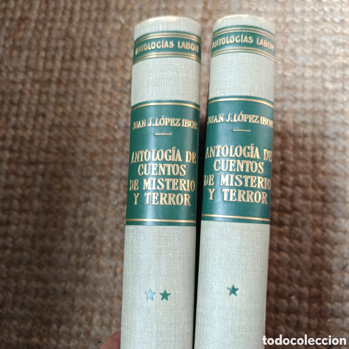 Livros em segunda m&atilde;o: L&oacute;pez Ibor, J. J. (Sel.). (1958).Antolog&iacute;a de cuentos de misterio y terror (2 tomos).Editorial Labor