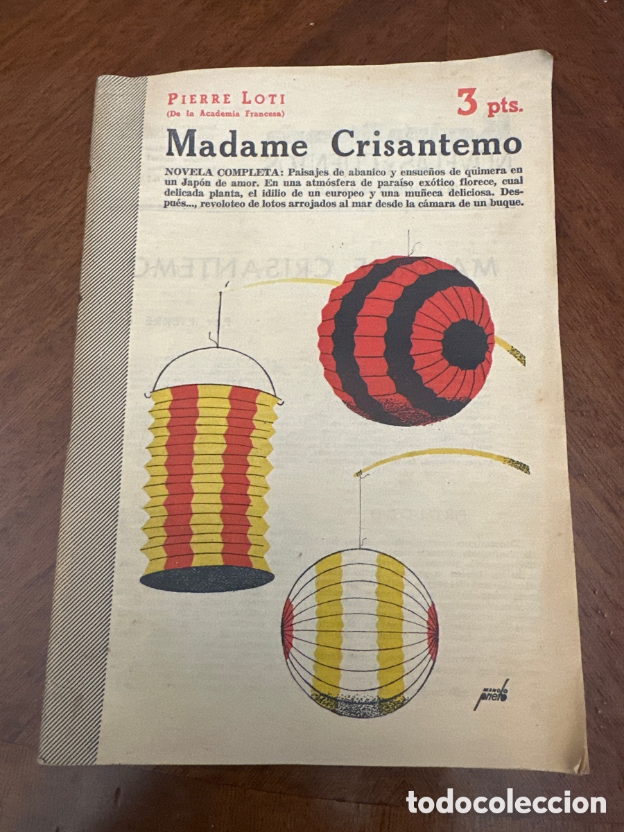 Libros de segunda mano: Revista Literaria n&ordm; 1122. Pierre Loti. madame Crisantemo. A&ntilde;o 1952