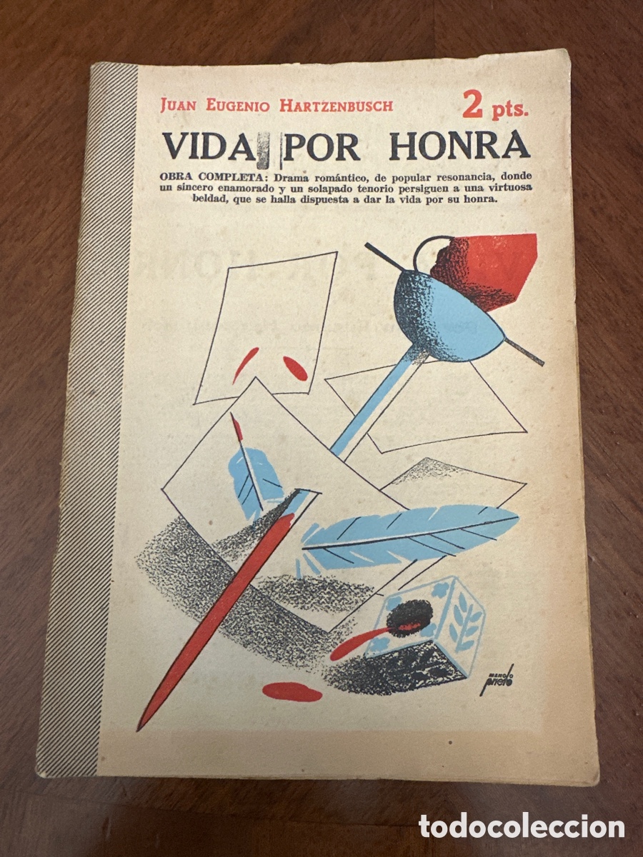 Livres d'occasion: NOVELAS Y CUENTOS 1102 VIDA POR HONRA (JUAN EUGENIO HARTZENBUSCH)