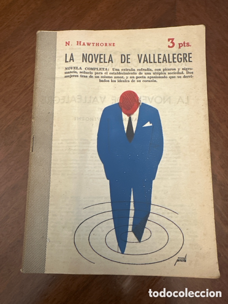 Libros de segunda mano: HAWTHORNE, N. La novela de Vallealegre. Revista Literaria Novelas y Cuentos