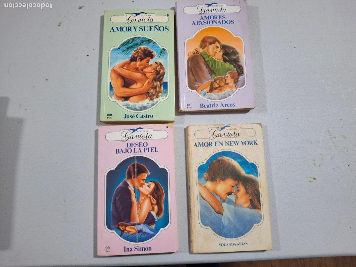 Libros de segunda mano: coleccion gaviota novelas romanticas lote beatriz arcos ina simon jose castro yolanda arias