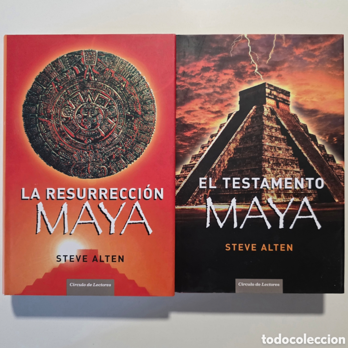 Libros de segunda mano: Steve Alten: El testamento maya + La resurrecci&oacute;n maya (Trilog&iacute;a Maya 1 y 2, C&iacute;rculo Lectores)