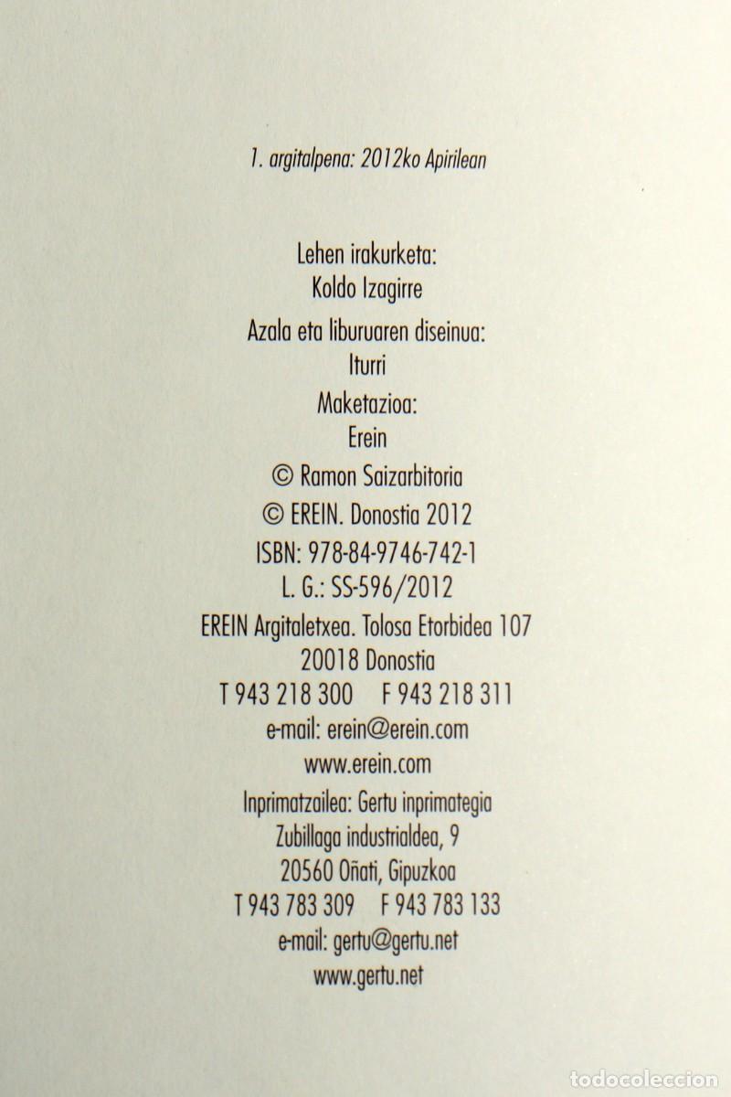 Libros de segunda mano: Ramon Saizarbitoria. Martutene - Foto 4