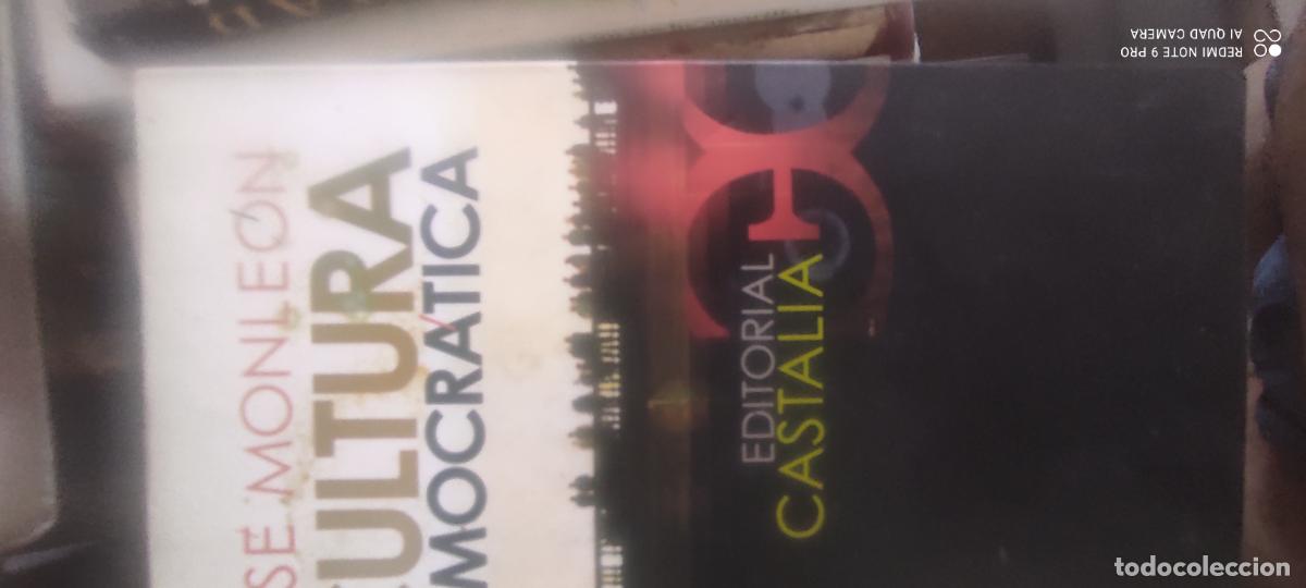 Libros de segunda mano: CULTURA DEMOCRATICA - JOSE MONLEON