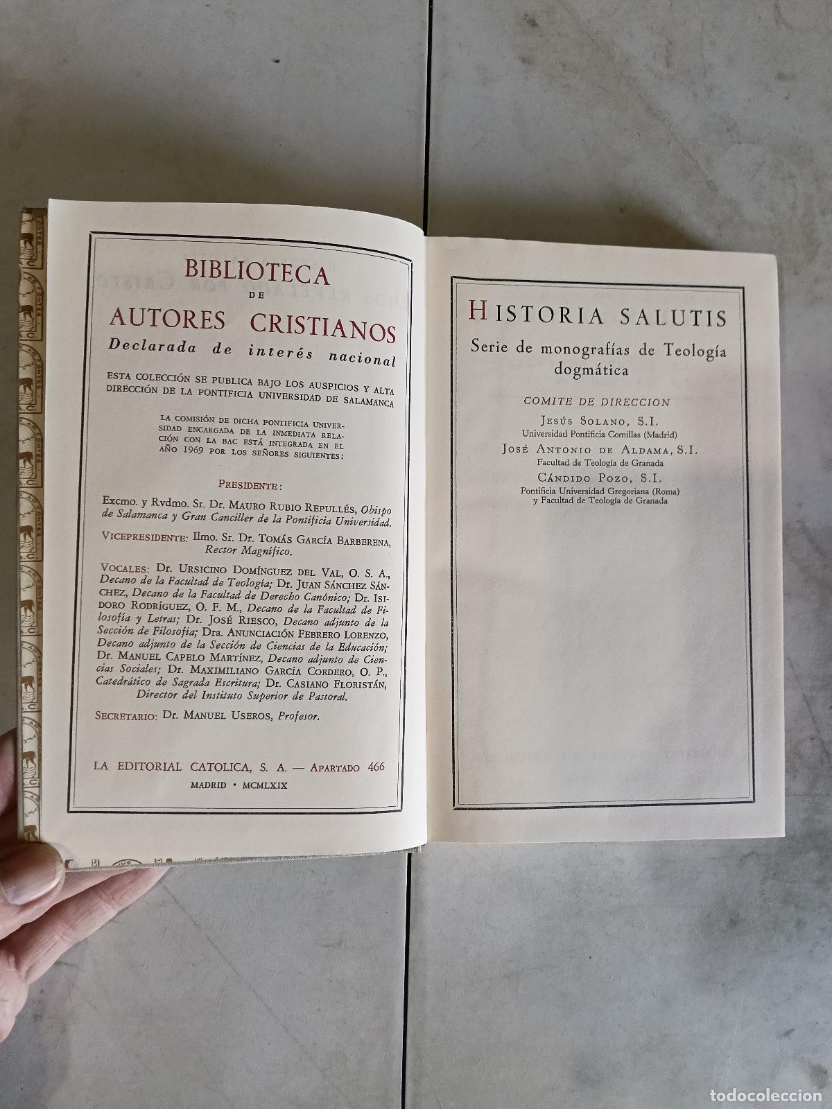 Libros de segunda mano: HISTORIA SALUTIS - DIOS REVELADO POR CRISTO - BIBLIOTECA DE AUTORES CRISTIANOS - 1969