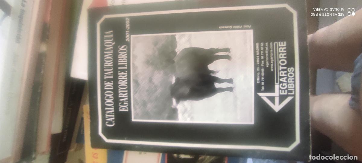 Libros de segunda mano: Cat&aacute;logo de tauromaquia. Egartorre libros