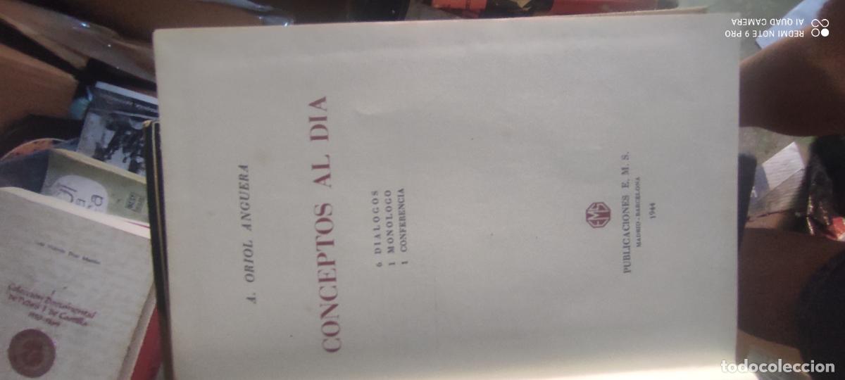 Libros de segunda mano: Conceptos al d&iacute;a - ORIOL ANGUERA, A.: