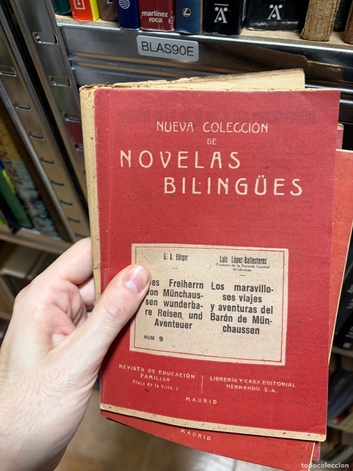 Livros em segunda m&atilde;o: BLAS90E NOVELAS BILING&Uuml;ES NUM. 9 LES FREIHERRN VON M&Uuml;NCHAUSEN WUNDERBARE REISEN UND ABENTEUER / LOS