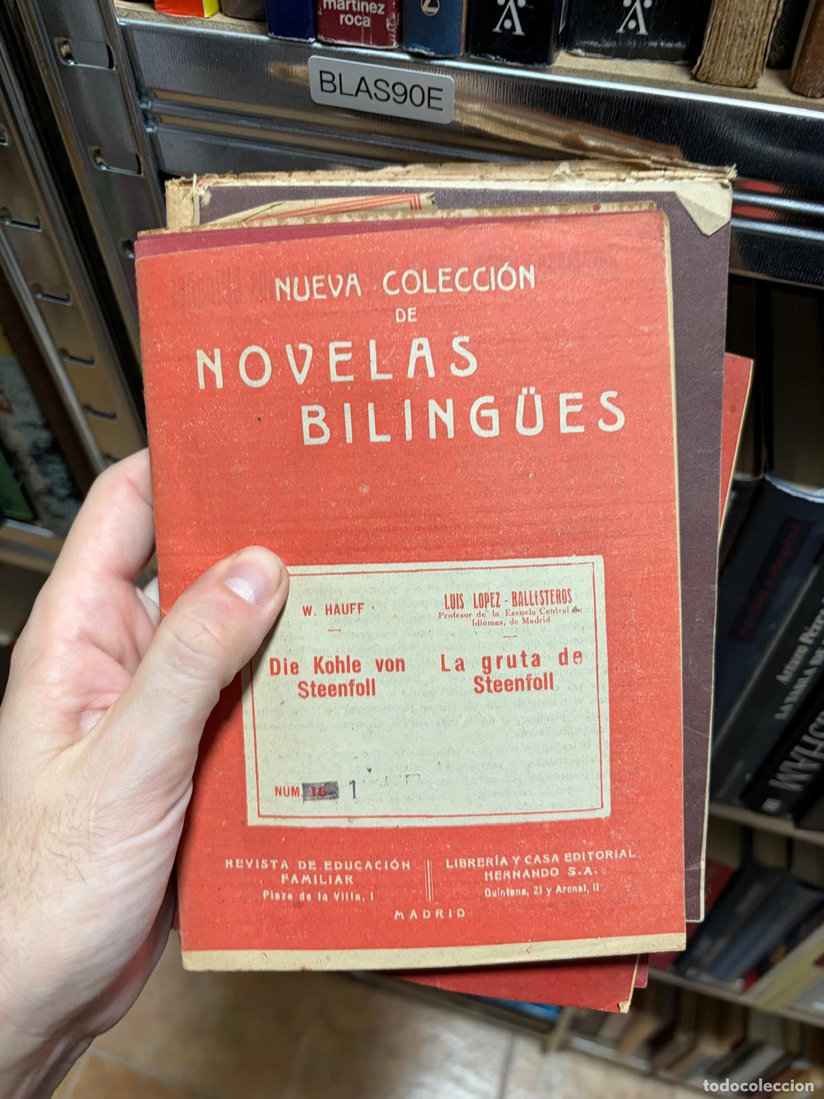 Second hand books: BLAS90E DIE KOHLE VON STEENFOLL / LA GRUTA DE STEENFOLL Wilhelm Hauff Nueva Colecci&oacute;n de Novelas Bil