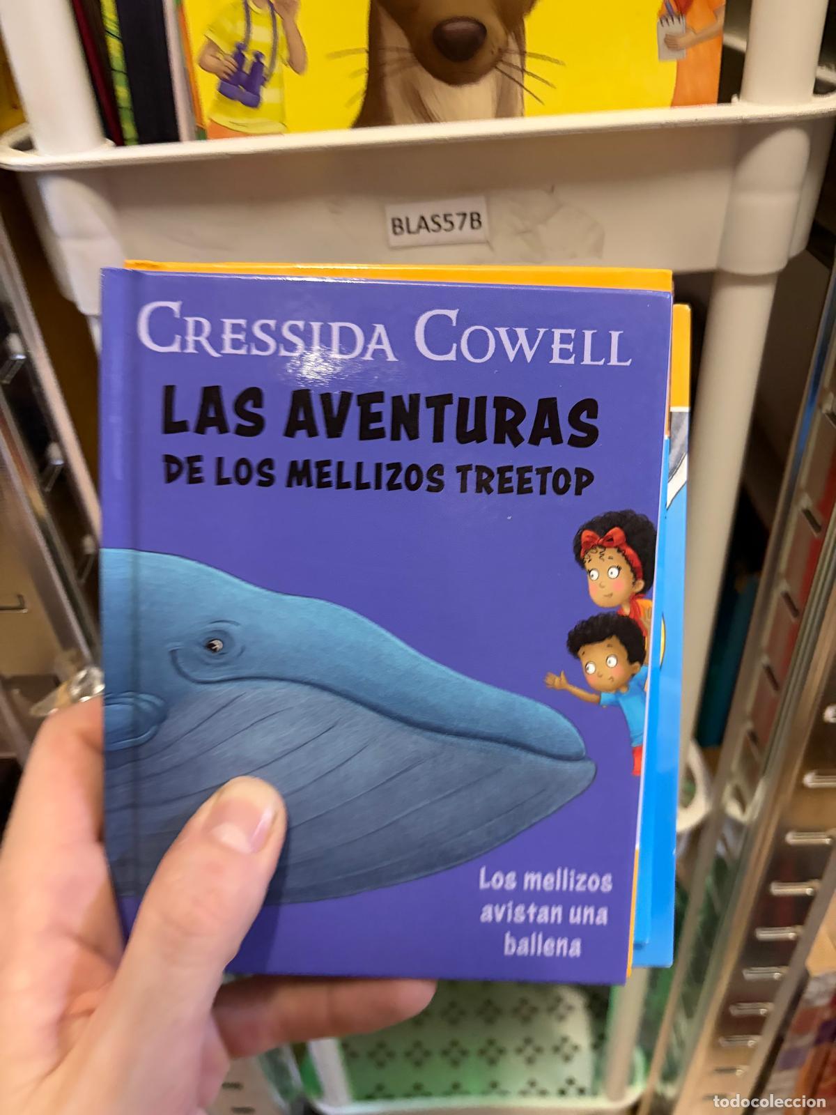 Libros de segunda mano: BLAS57B &mdash; Las aventuras de los mellizos Treetop &mdash; Los mellizos avistan una ballena &mdash; Cressida Cowell