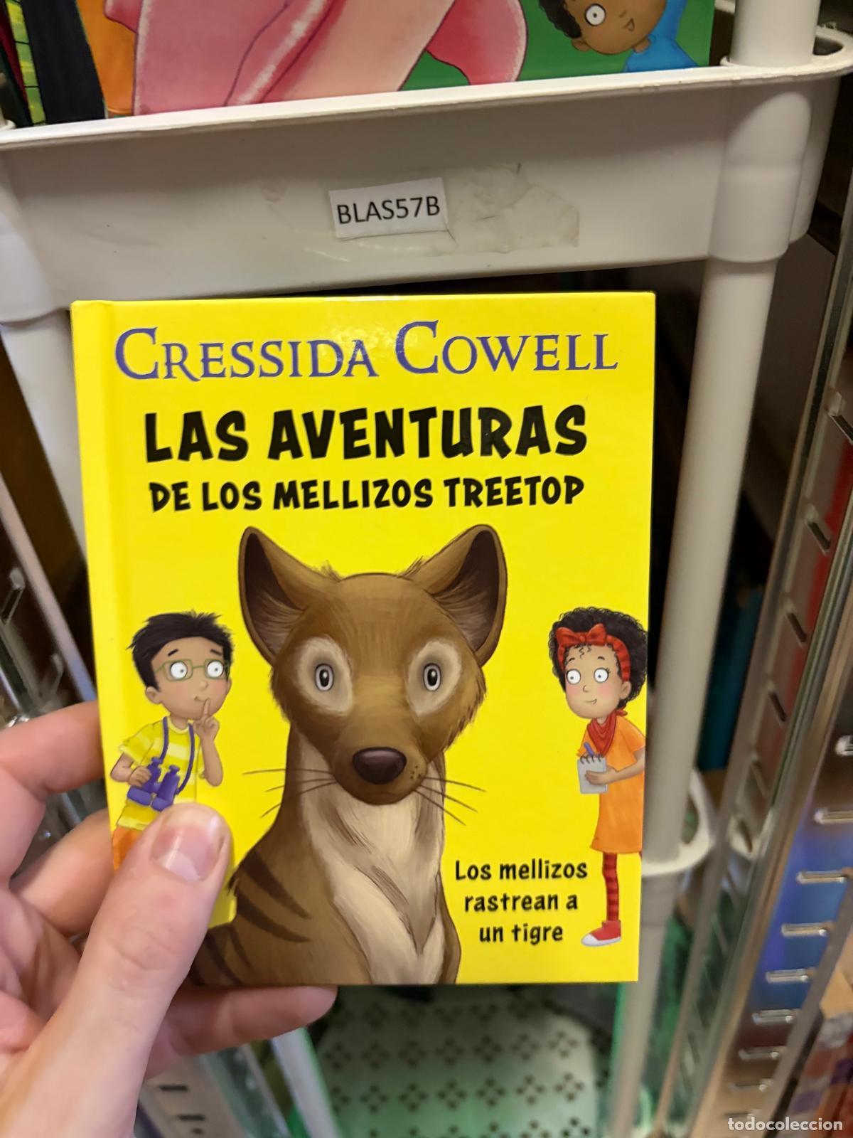 Libros de segunda mano: BLAS57B &mdash; Las aventuras de los mellizos Treetop &mdash; Los mellizos rastrean a un tigre &mdash; Cressida Cowell