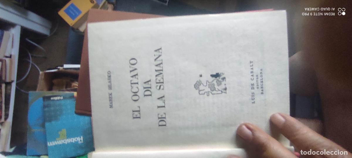Libros de segunda mano: EL OCTAVO DIA DE LA SEMANA MAREK HLASKO l
