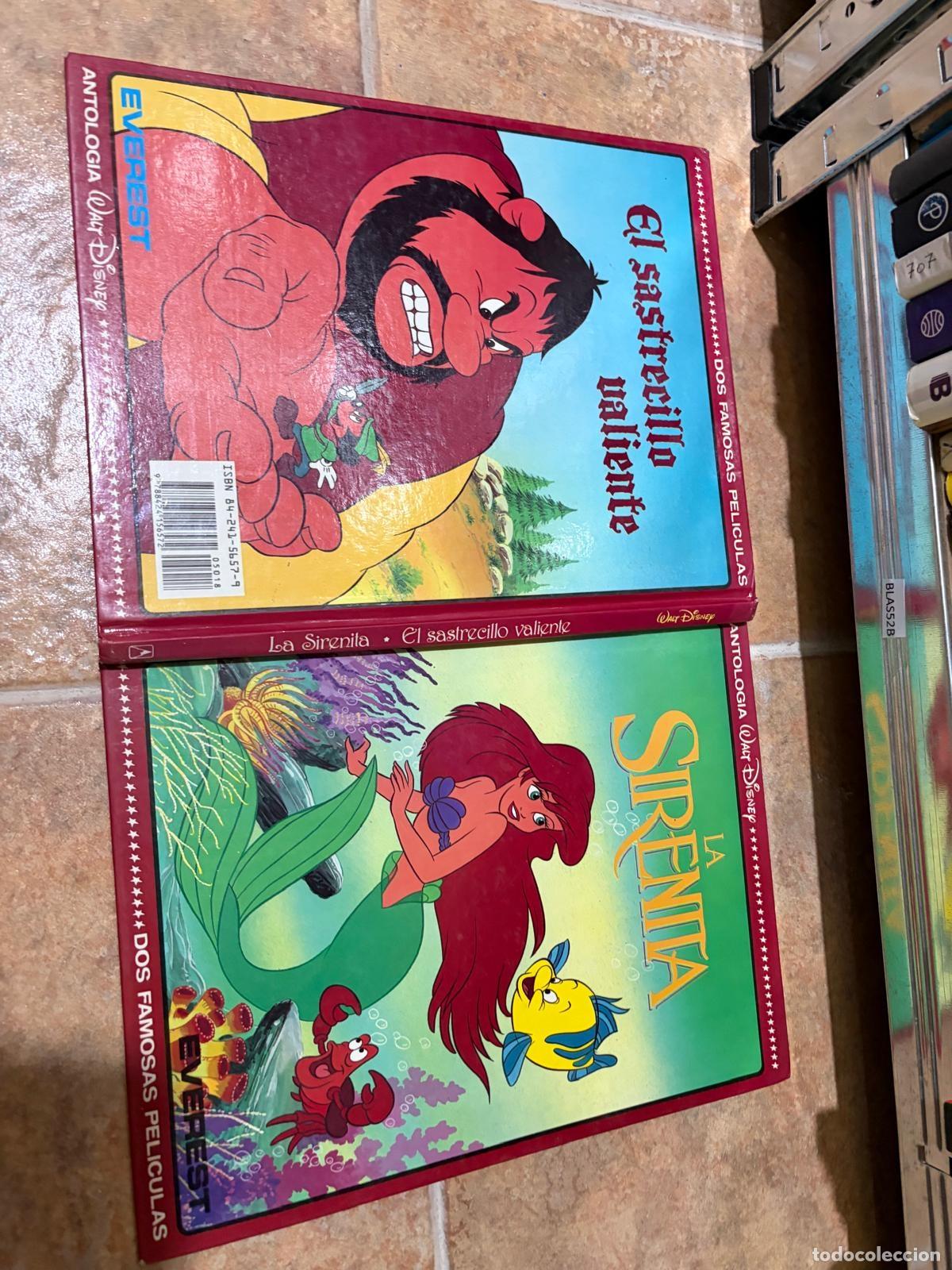 Libros de segunda mano: BLAS52B EL SASTRECILLO VALIENTE Y LA SIRENITA Walt Disney Everest