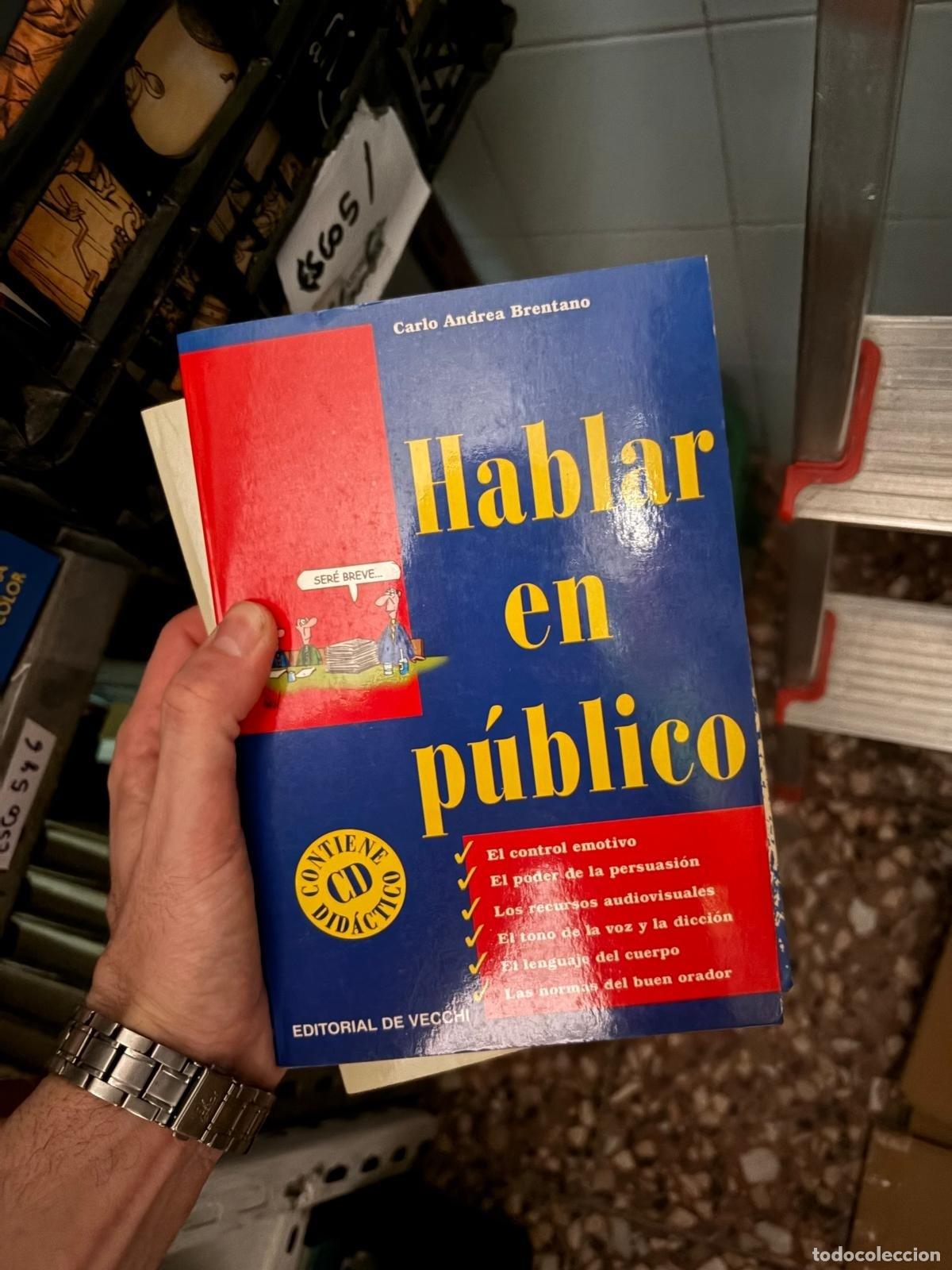 Libros de segunda mano: HABLAR EN P&Uacute;BLICO Carlo Andrea Brentano Editorial De Vecchi