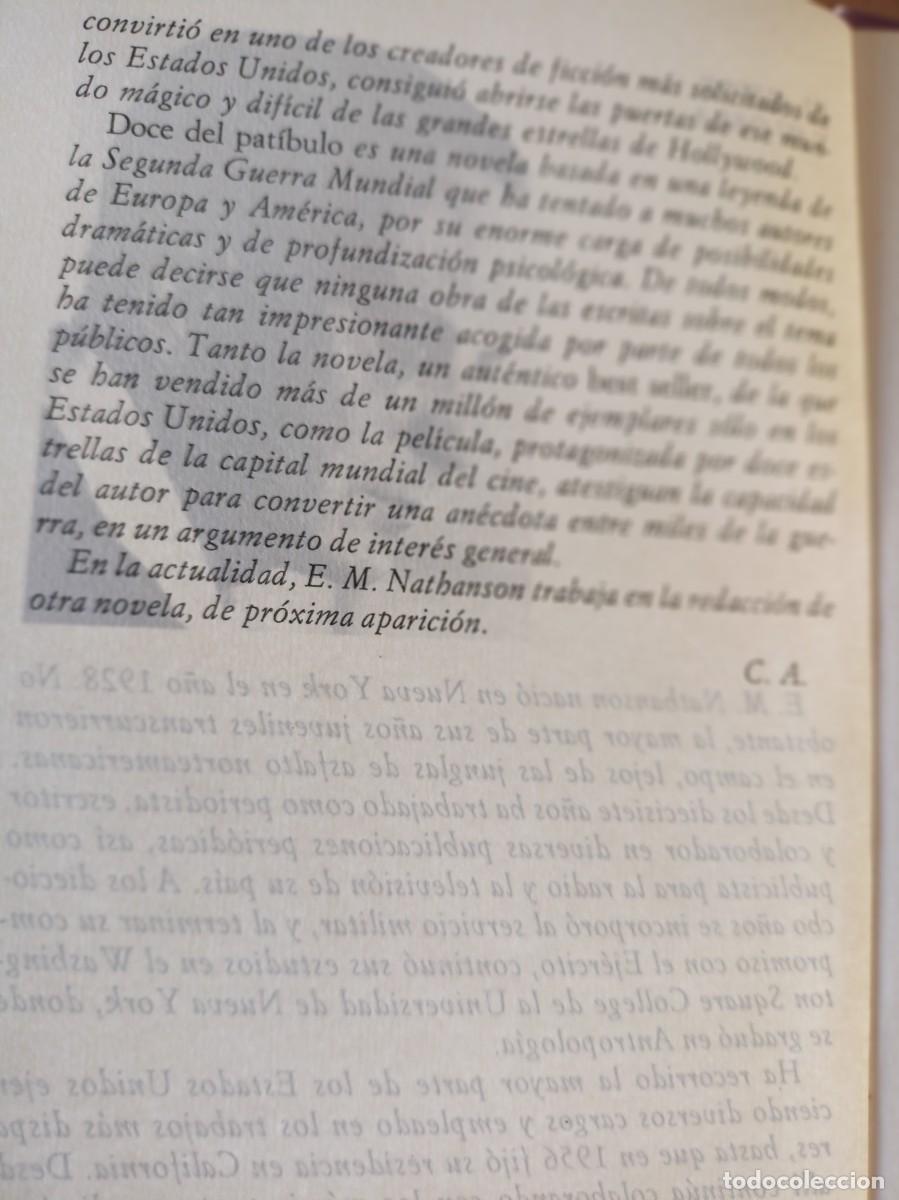 Libros de segunda mano: Doce del pat&iacute;bulo - E.M. Nathanson - Foto 3