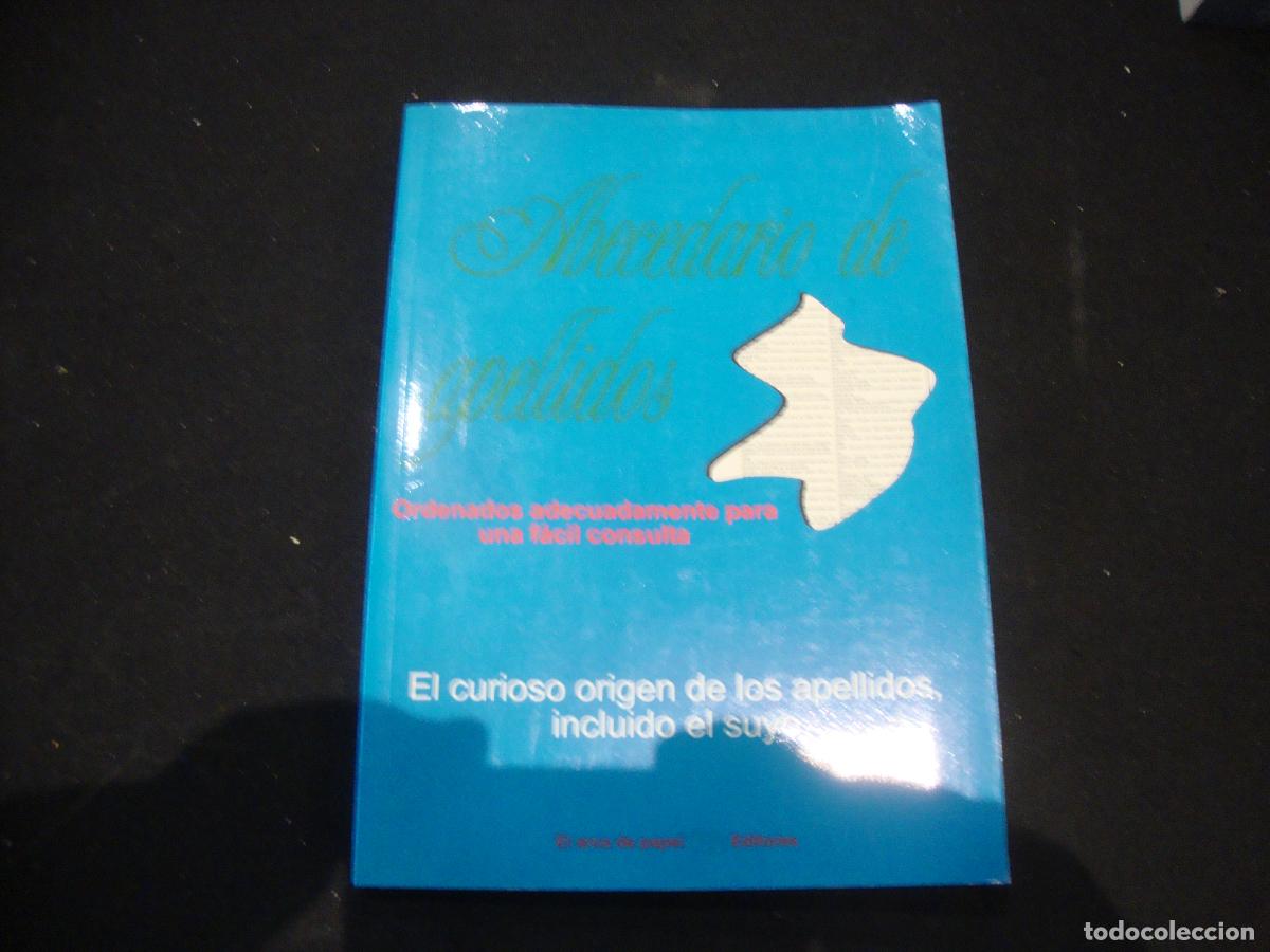 Libros de segunda mano: ABECEDARIO DE APELLIDOS