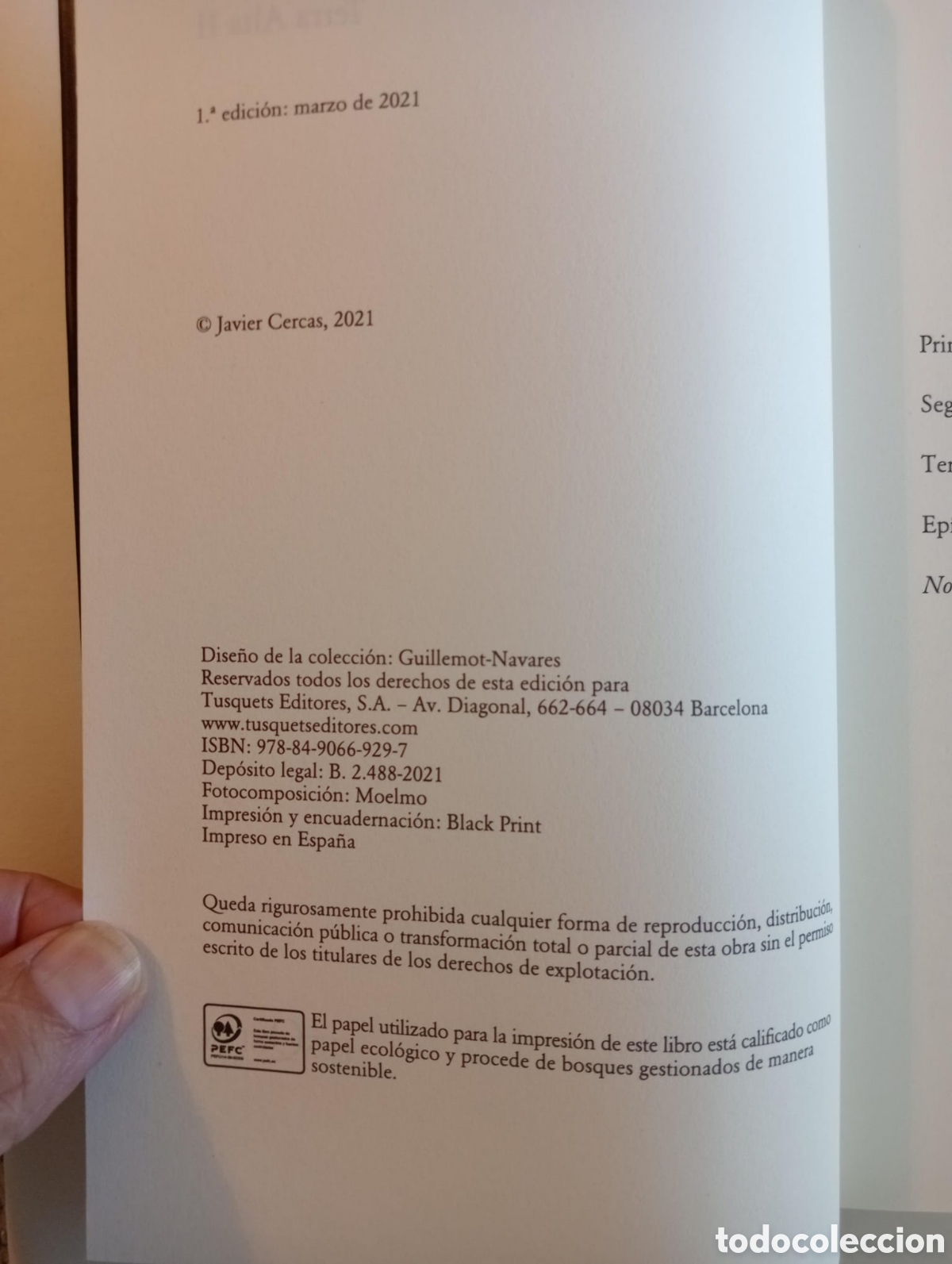 Libros de segunda mano: Independencia / Javier Cercas - Foto 4