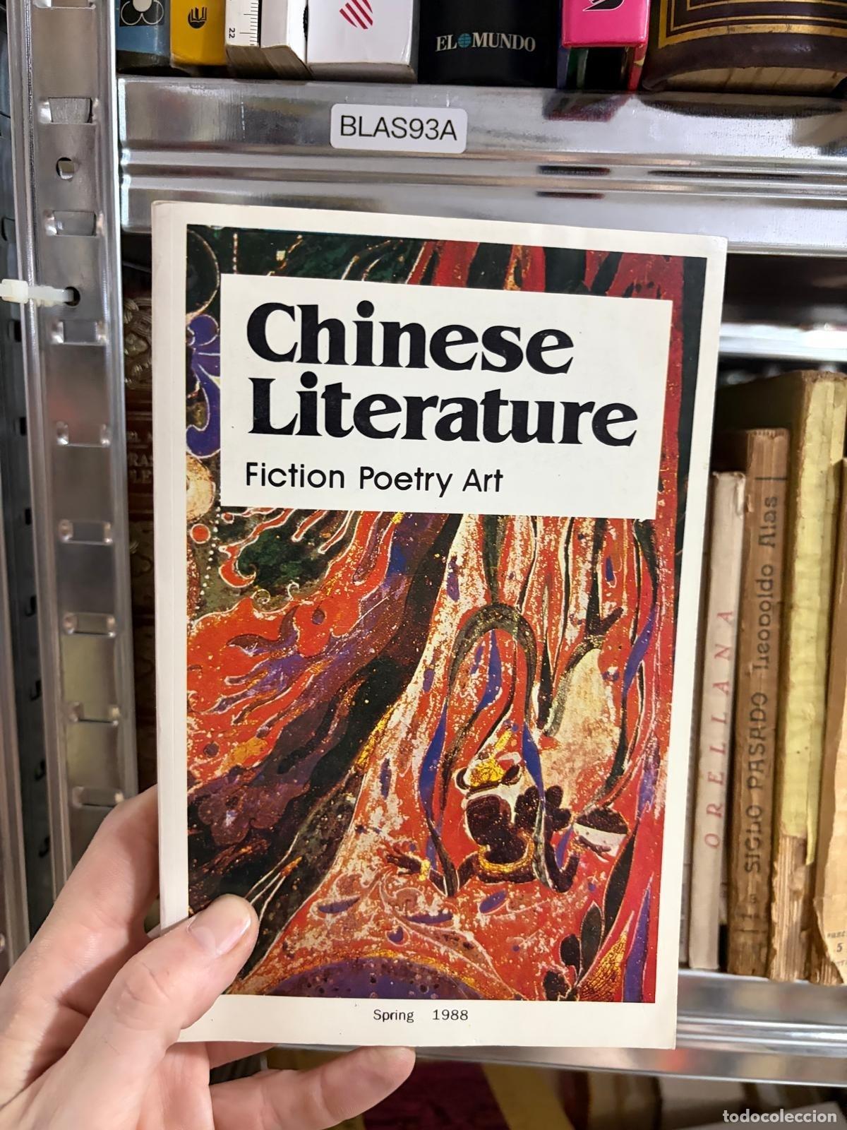 Libros de segunda mano: BLAS93A Chinese Literature Fiction Poetry Art