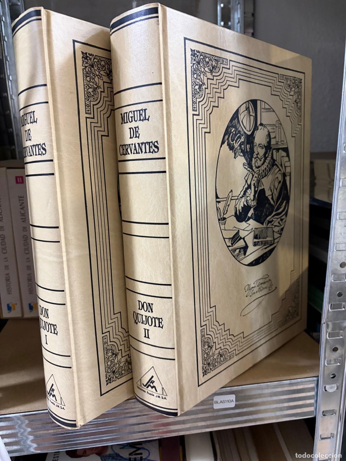Libros de segunda mano: BLAS110A Miguel de Cervantes Don Quijote I y II rueda, gran formato