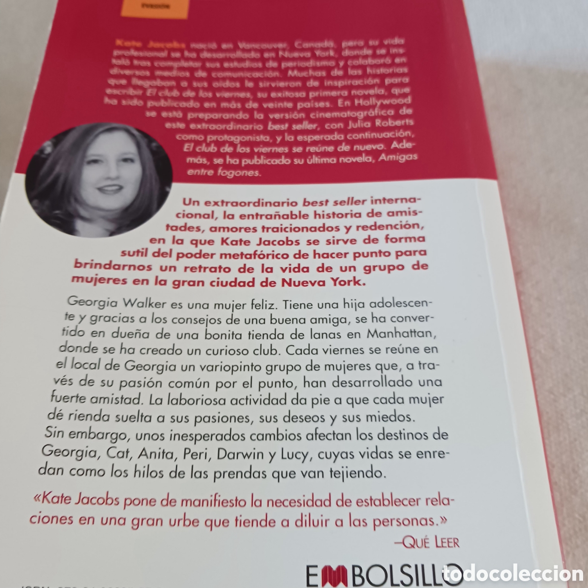 Libros de segunda mano: El Club de los Viernes de Kate Jacobs - Foto 3