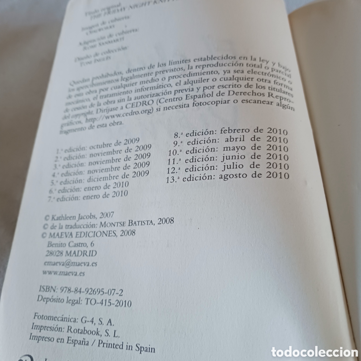 Libros de segunda mano: El Club de los Viernes de Kate Jacobs - Foto 6