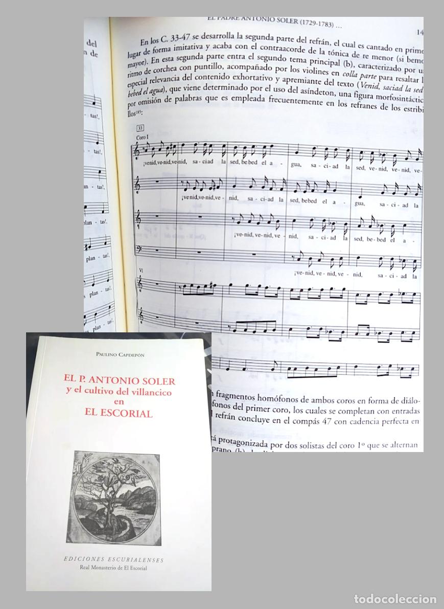 Libros de segunda mano: El P. Antonio Soler y el cultivo del villancico en El Escorial (Funci&oacute;n lit&uacute;rgica, Tipolog&iacute;a, Instru