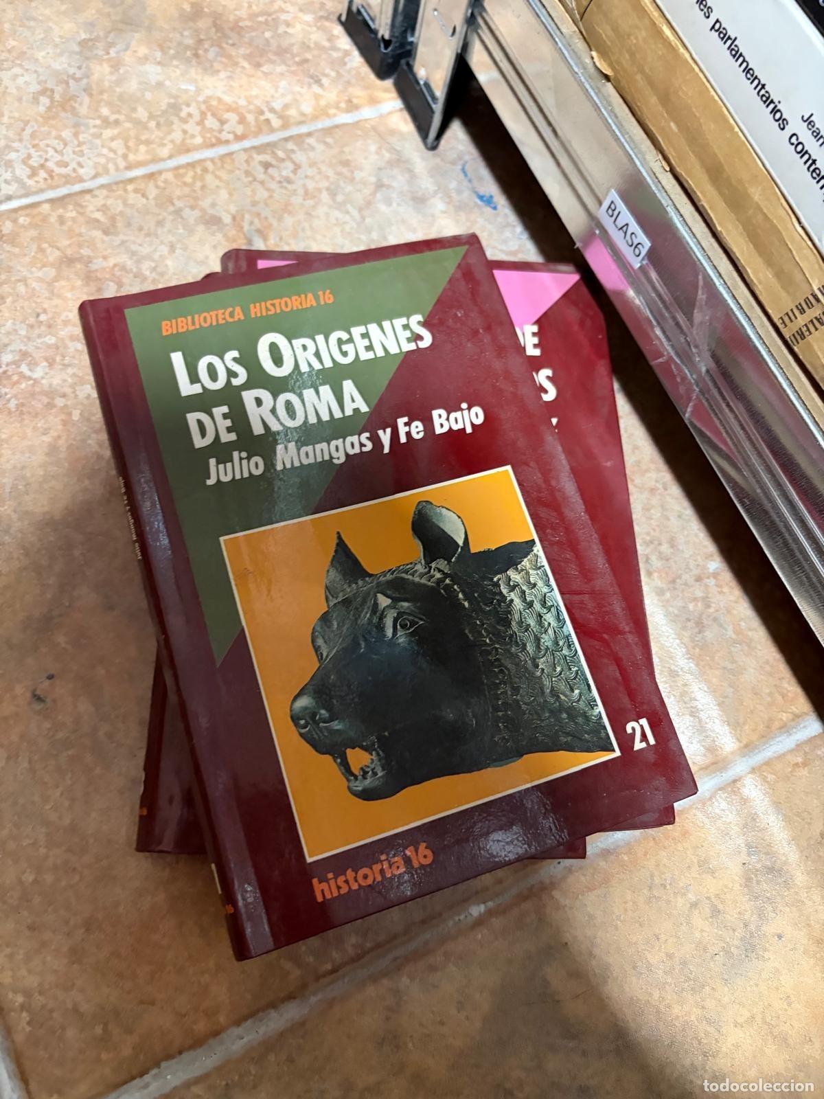 Libros de segunda mano: BLAS6 Los or&iacute;genes de Roma Julio Mangas y Fe Bajo Historia 16