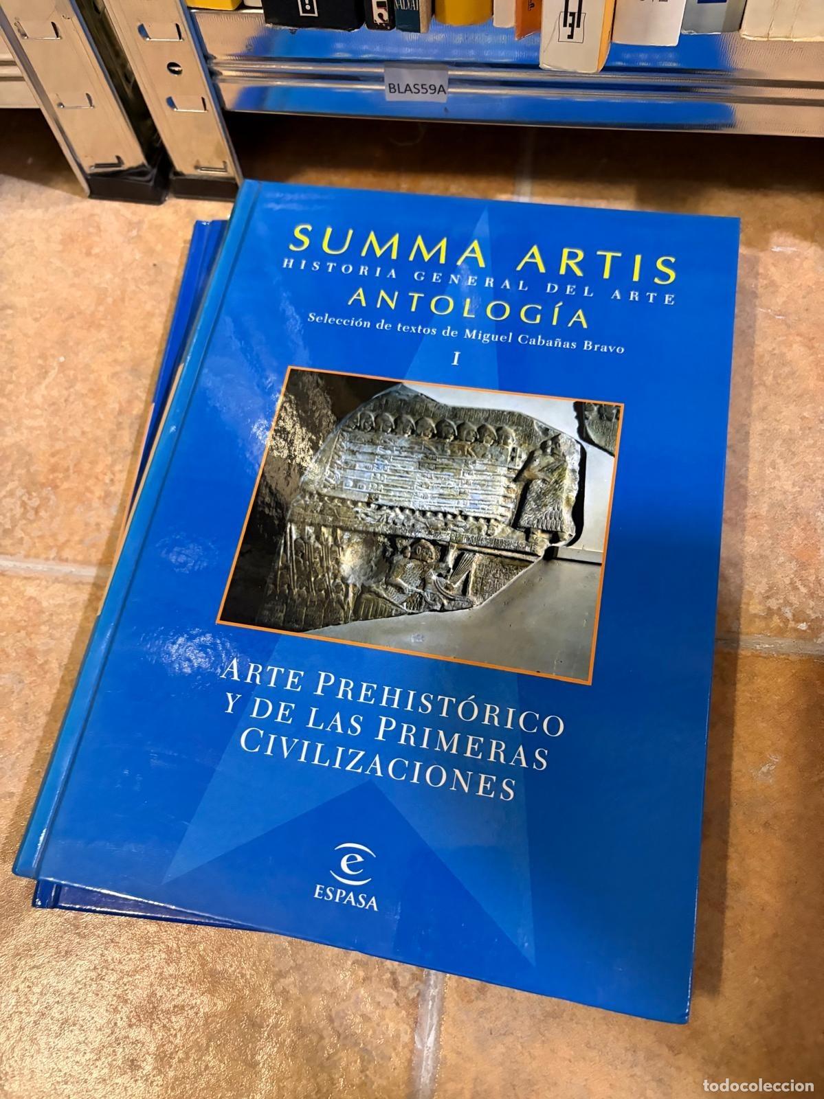 Libros de segunda mano: BLAS59A Summa Artis Antolog&iacute;a I Arte prehist&oacute;rico y de las primeras civilizaciones Espasa