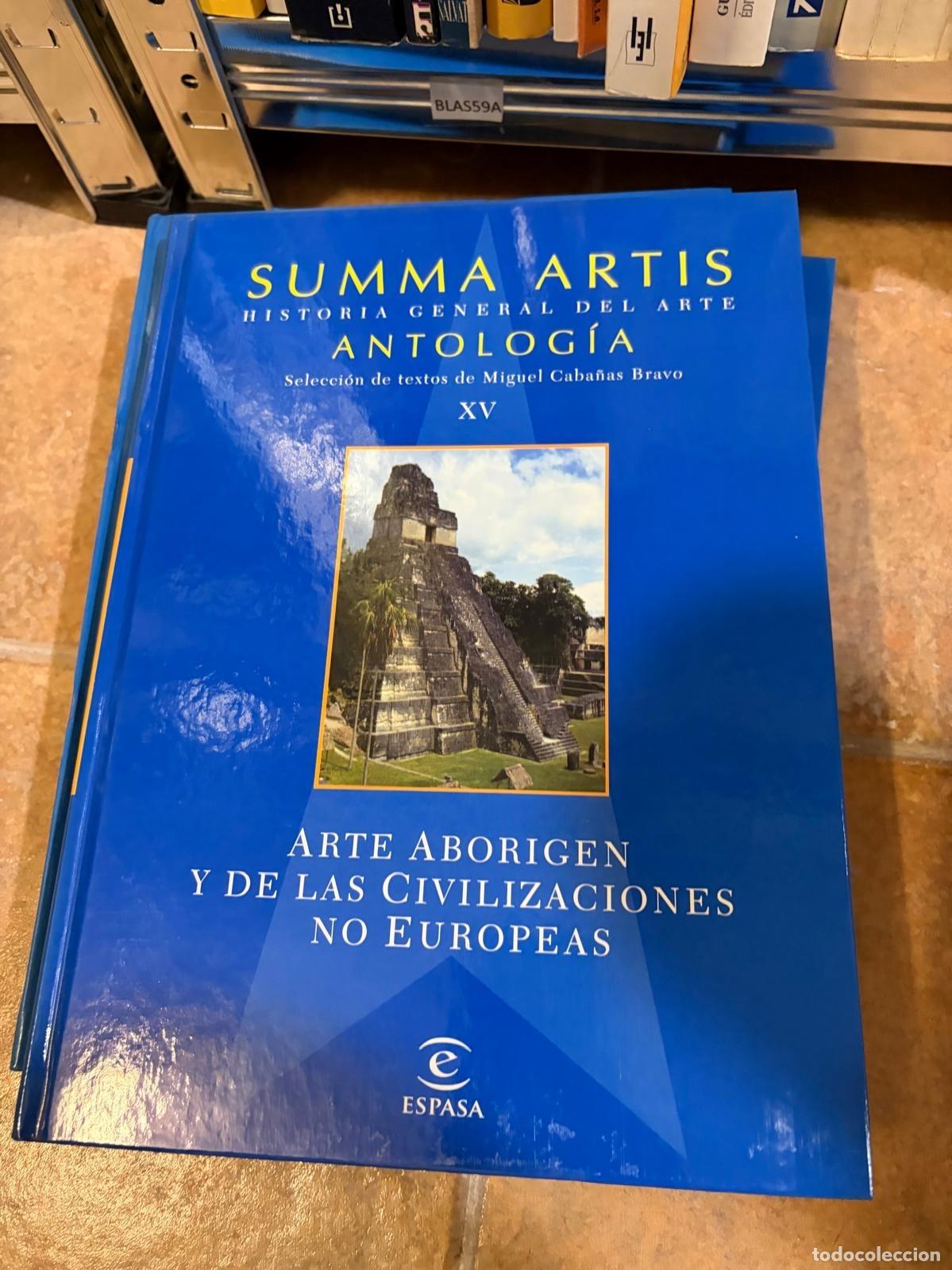 Libros de segunda mano: BLAS59A Summa Artis Antolog&iacute;a XV Arte aborigen y de las civilizaciones no europeas Espasa