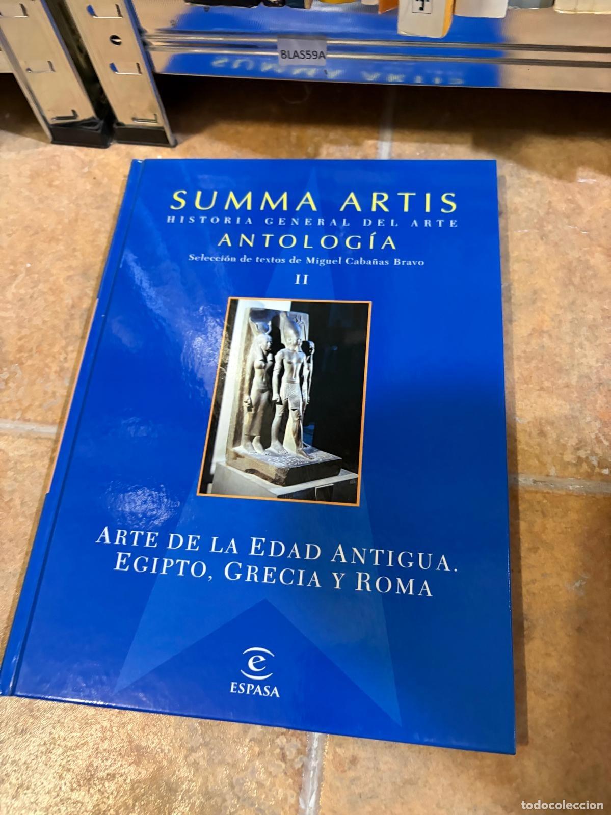 Libros de segunda mano: BLAS59A Summa Artis Antolog&iacute;a II Arte de la Edad Antigua Egipto Grecia y Roma Espasa