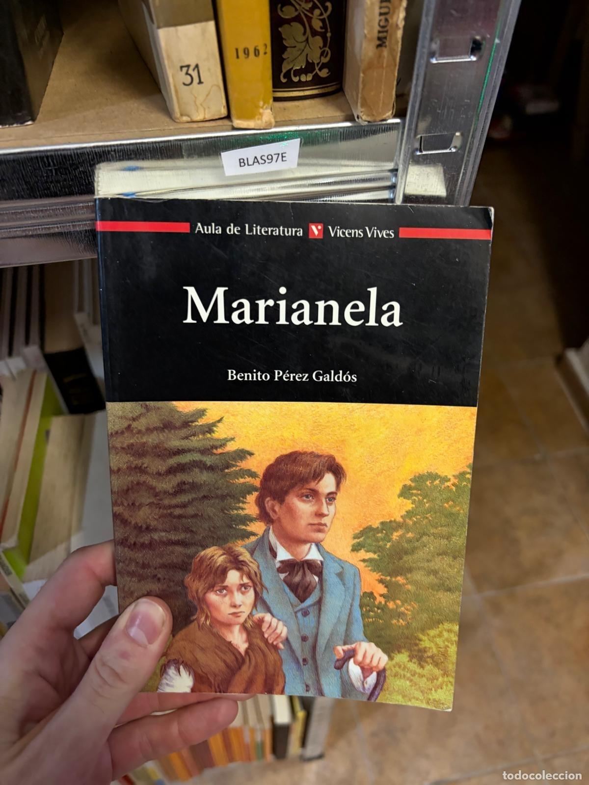 Libros de segunda mano: BLAS97E Marianela Benito P&eacute;rez Gald&oacute;s Vicens Vives Aula de Literatura