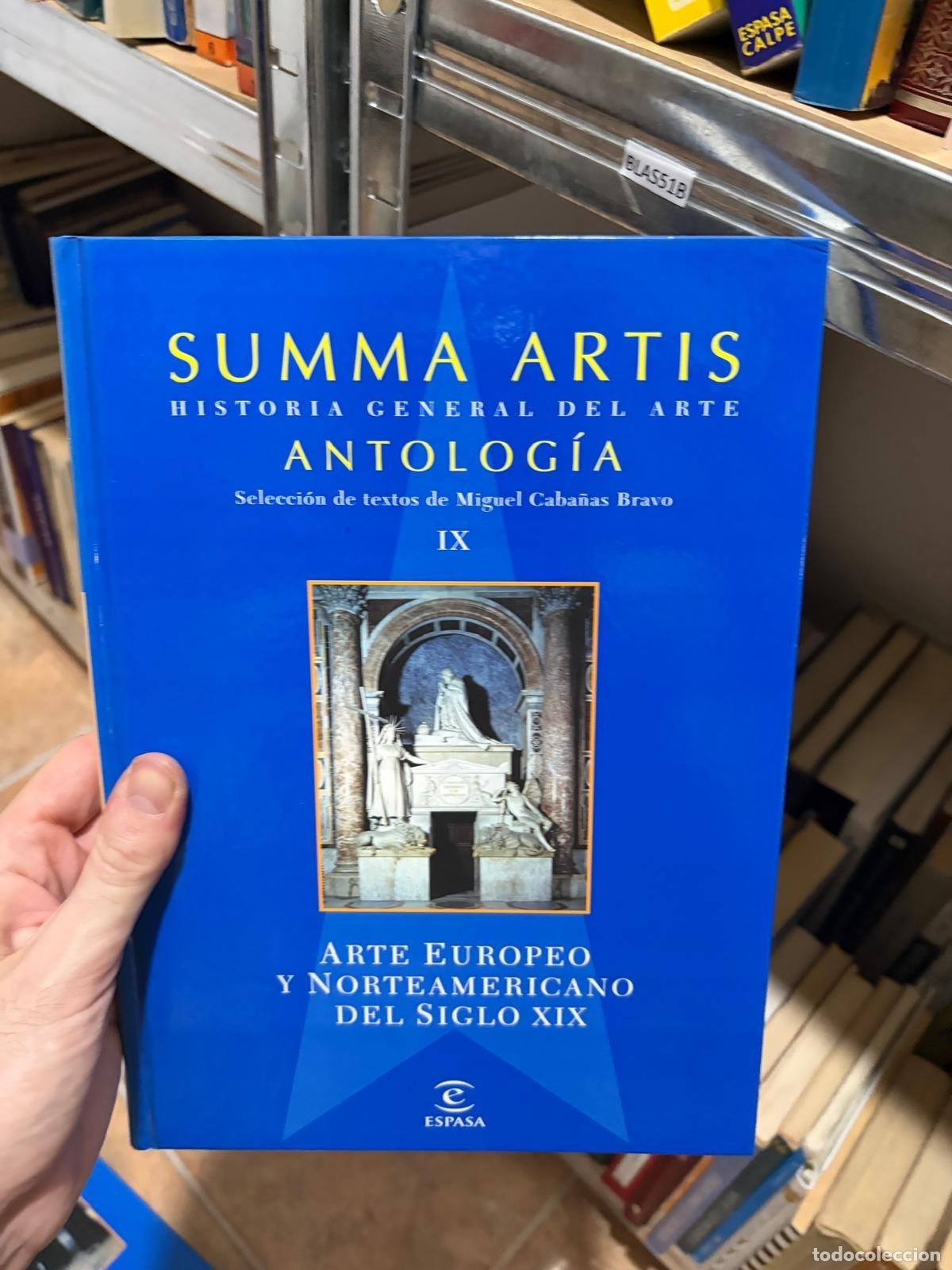 Libros de segunda mano: BLAS51B Summa Artis Antolog&iacute;a IX Arte europeo y norteamericano del siglo XIX Espasa