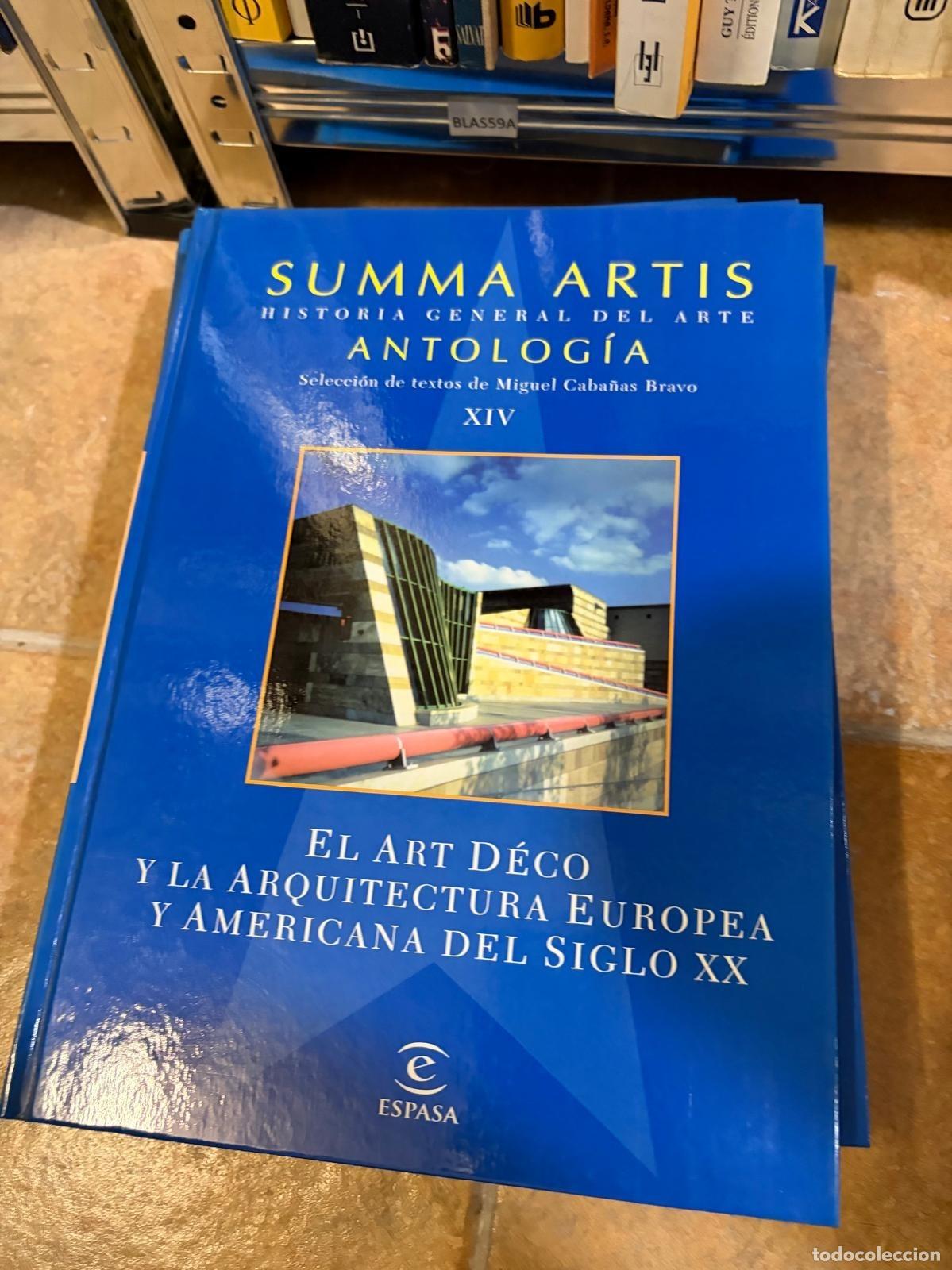 Libros de segunda mano: BLAS59A Summa Artis Antolog&iacute;a XIV El Art D&eacute;co y arquitectura del siglo XX Espasa