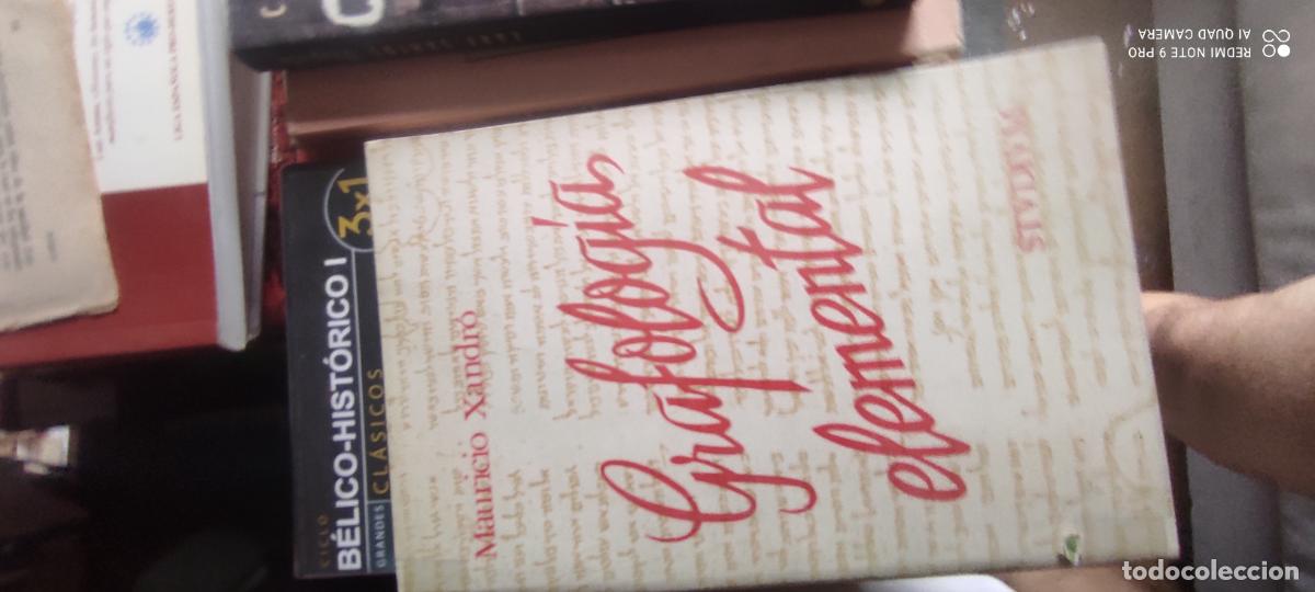 Libros de segunda mano: GRAFOLOG&Iacute;A ELEMENTAL / MAURICIO XANDR&Oacute; / STVDIVM / 1973